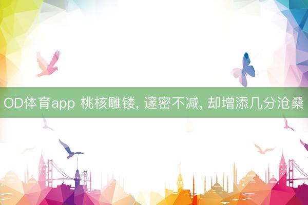 OD体育app 桃核雕镂， 邃密不减， 却增添几分沧桑