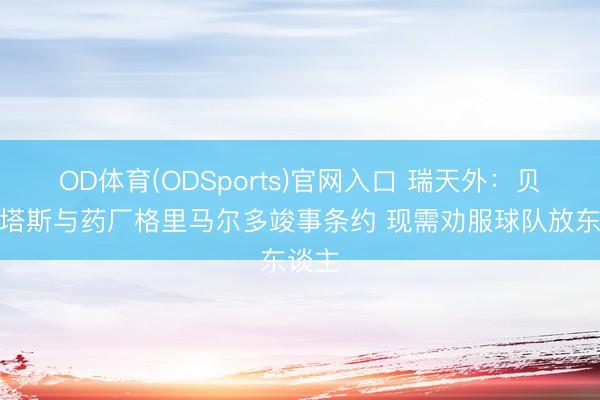 OD体育(ODSports)官网入口 瑞天外:贝西克塔斯与药厂格里马尔多竣事条约 现需劝服球队放东谈主