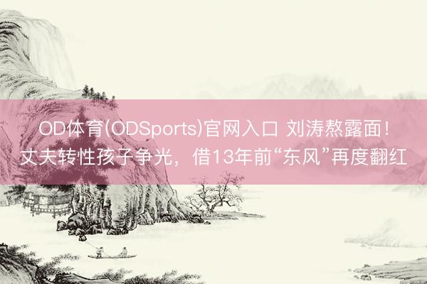 OD体育(ODSports)官网入口 刘涛熬露面!丈夫转性孩子争光,借13年前“东风”再度翻红