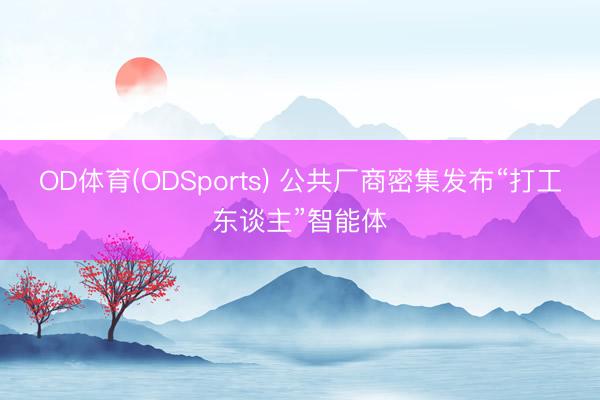 OD体育(ODSports) 公共厂商密集发布“打工东谈主”智能体